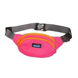 Kavu Fanny Pack. Pink & orange
